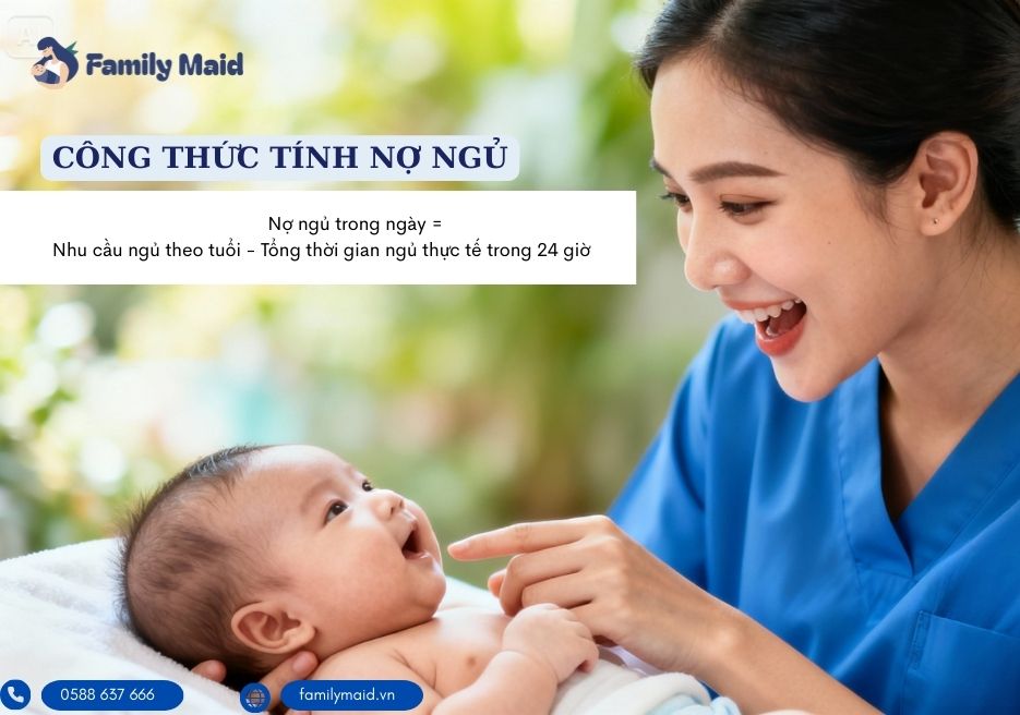 Công thức tính nợ ngủ