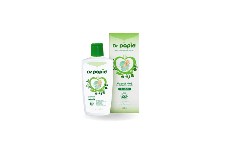 Sữa tắm cho bé không cần tráng lại Dr.Papie