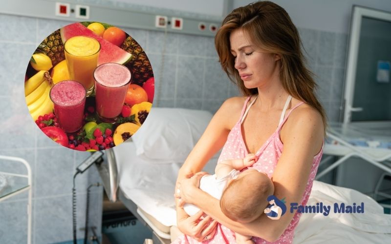 Mẹ sau sinh nên uống sinh tố gì 7 Công thức lợi sữa đẹp da